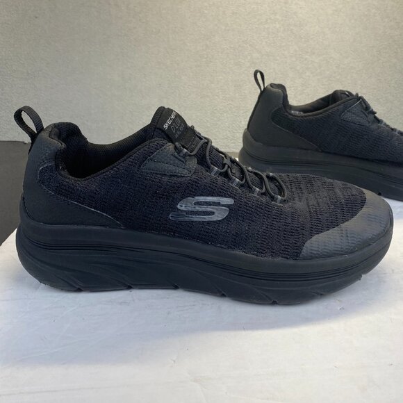Skechers D'LUX Walker Pensive Shoes Mens Size 11 Black Running Sneakers 232045 - Picture 6 of 9